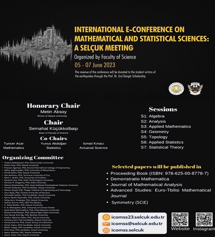 2nd International E-Conference on Mathematical and Statistical Sciences: A Selcuk Meeting (ICOMSS'23)